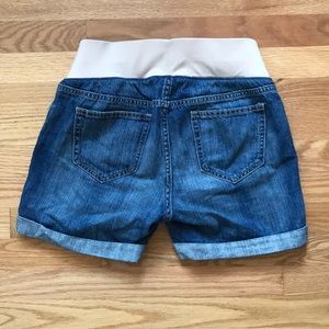 Old Navy Shorts - Distressed Maternity Denim Shorts Old Navy Shorts - Distressed Maternity Denim Shorts